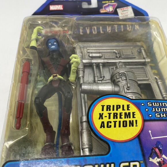 NEW MARVEL X-MEN EVOLUTION NIGHTCRAWLER WITH MUTANT GYMCISOR ACTION FIGURE! a160 - Picture 5 of 6